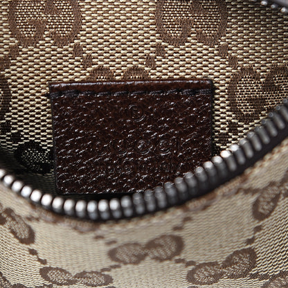 Gucci GG Monogram Double Pocket Belt Bag Dark Brown 5 of 9