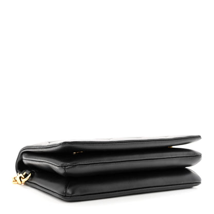 Louis Vuitton Lambskin Embossed Monogram Pochette Coussin Black 4 of 10