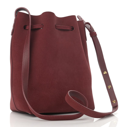 Mansur Gavriel Suede Mini Bucket Bag Rococo 3 of 12