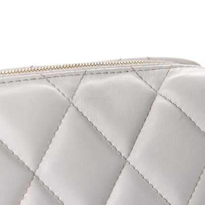 Balenciaga Nappa Calfskin Quilted Touch B Camera Shoulder Bag White 14 of 15