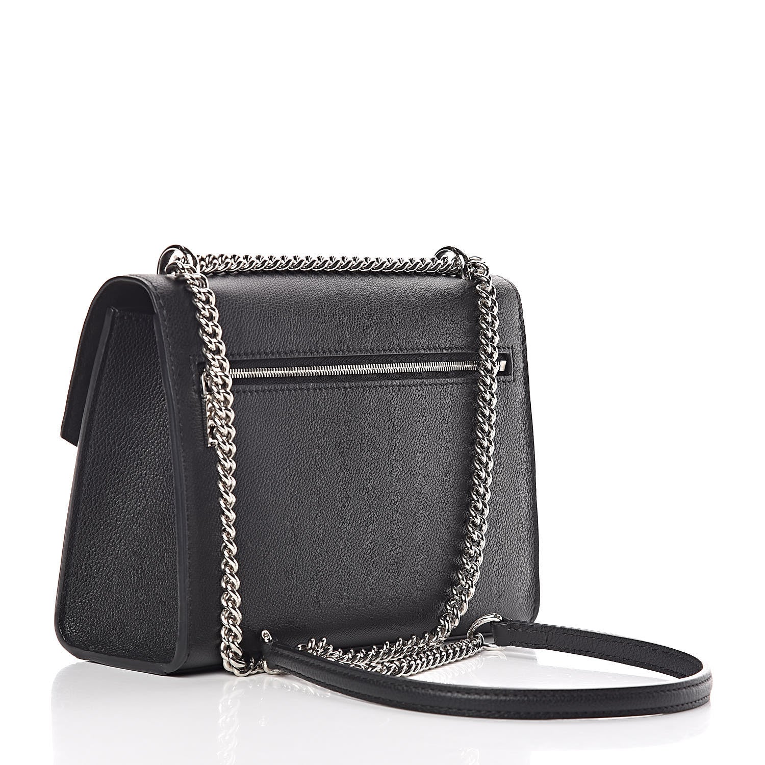 Louis Vuitton Soft Calfskin My Lockme Chain Bag BB Black 3 of 9