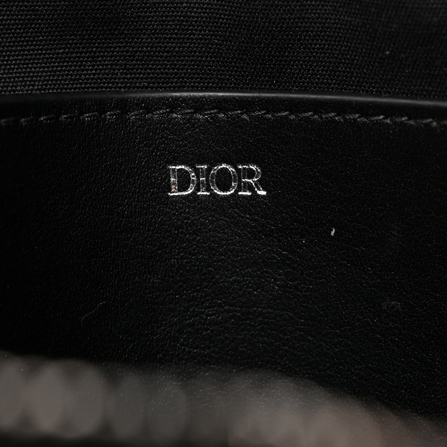 Christian Dior Oblique Jacquard Pouch Black 6 of 8