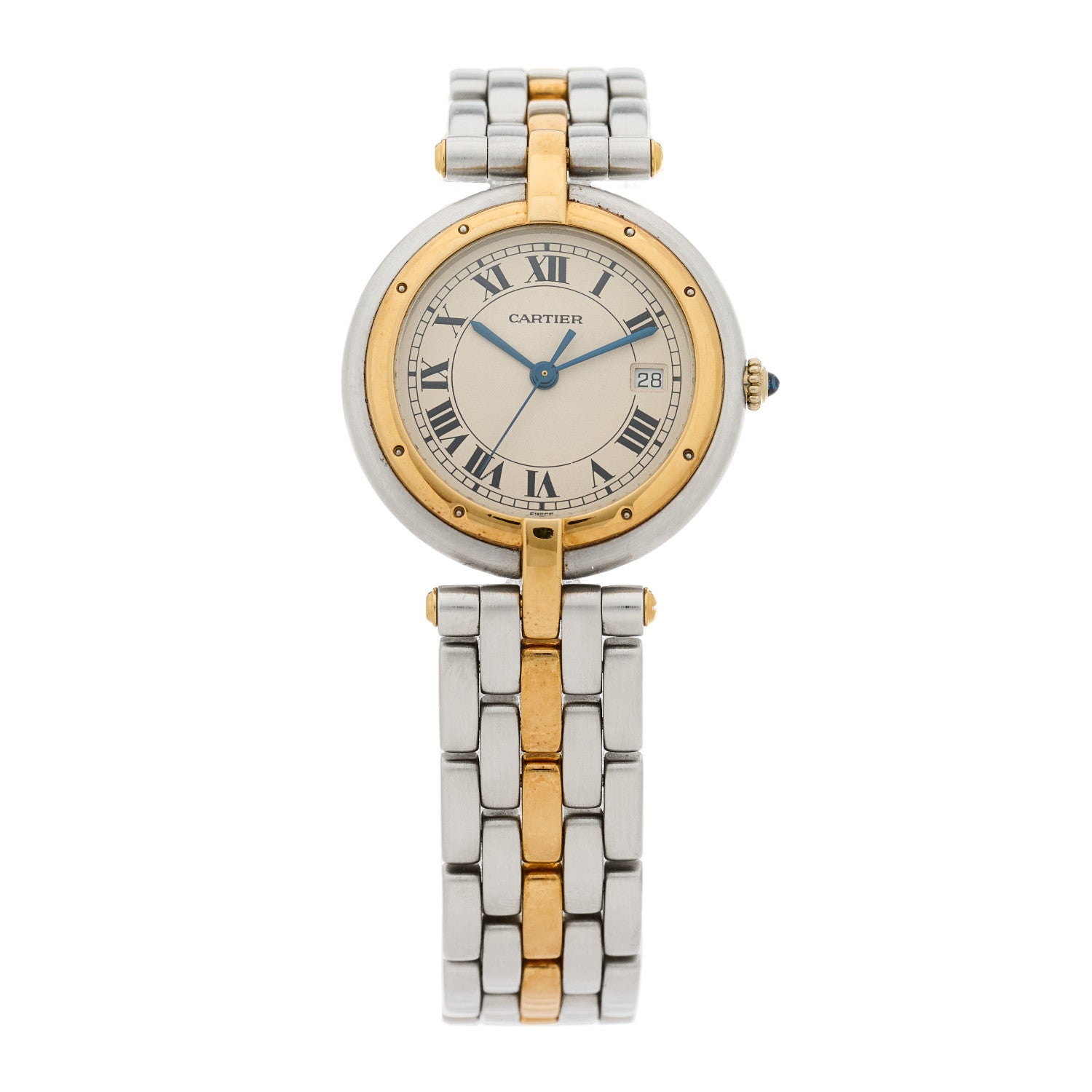 Cartier Stainless Steel 18K Yellow Gold 29mm Panthere Vendome Quartz Watch 1 of 4
