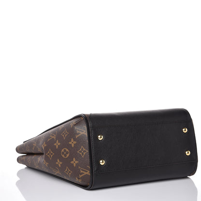 Louis Vuitton Calfskin Monogram Kimono Tote Black 4 of 6