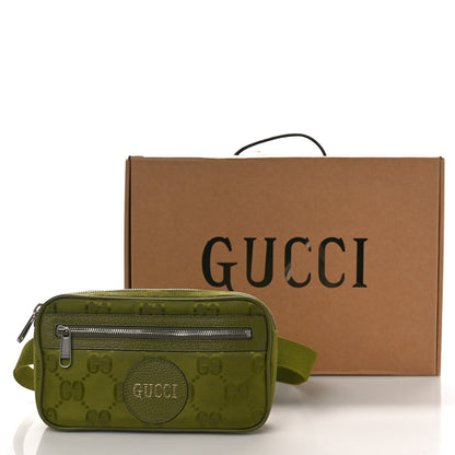 Gucci Econyl Nylon Monogram Off The Grid Belt Bag Juniper Green 11 of 11