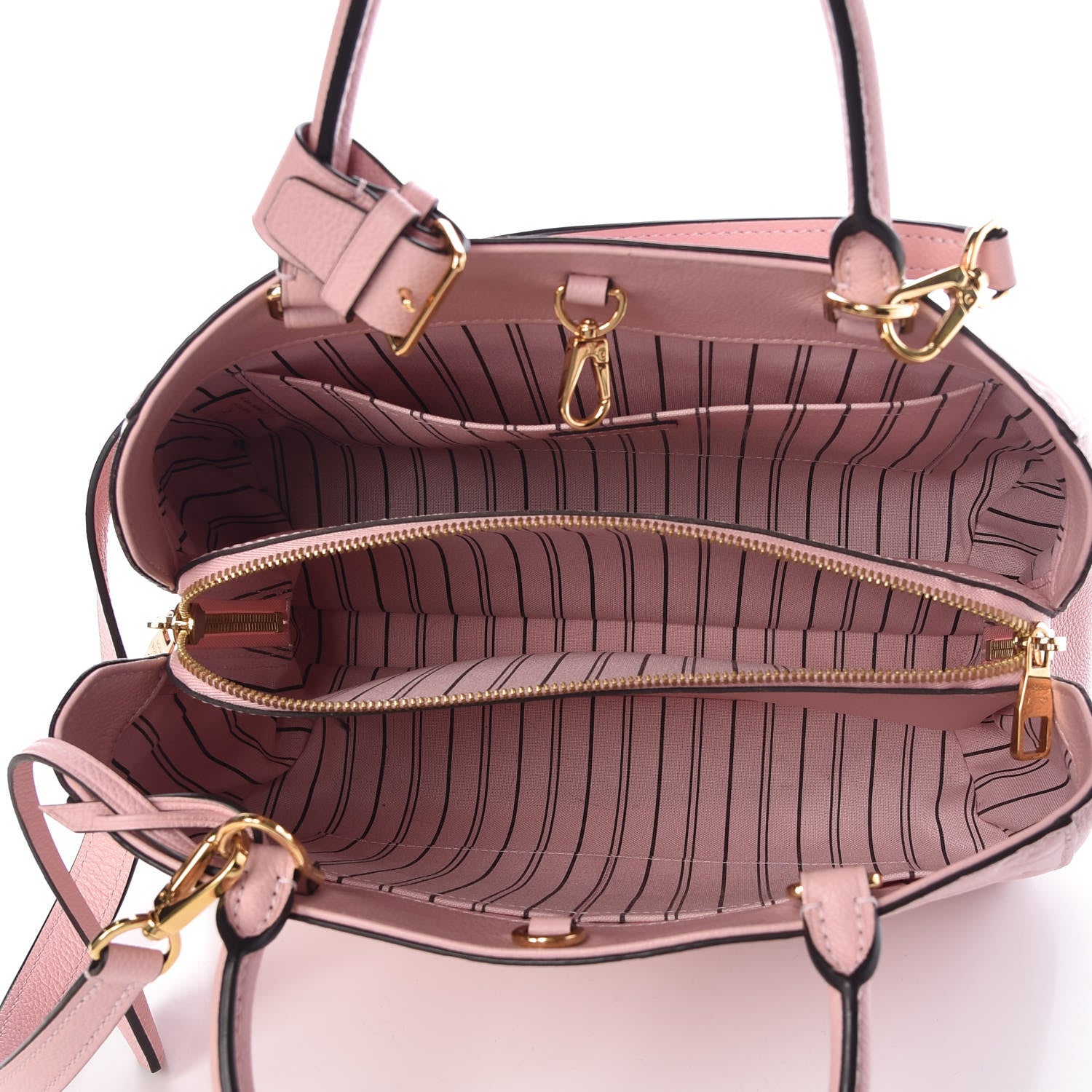 Louis Vuitton Empreinte Montaigne MM Rose Ballerine 5 of 7