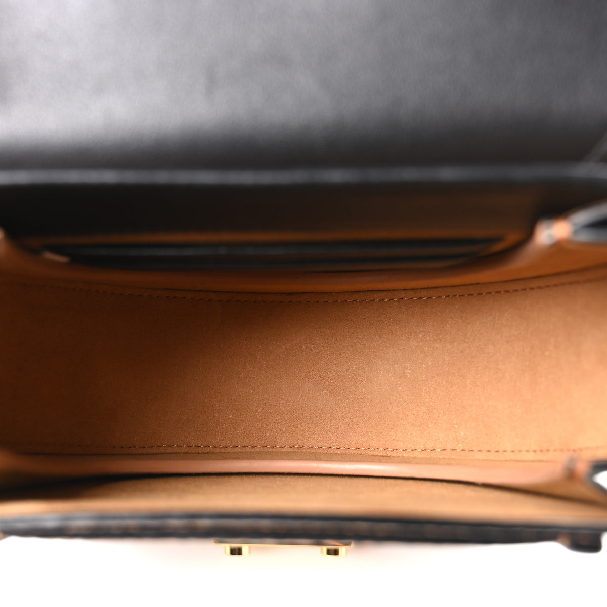 Visetos Mini Patricia Round Crossbody Wallet Cognac Black