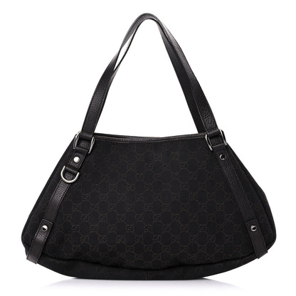 Gucci Monogram Medium Abbey Shoulder Bag Chocolate 1 of 16