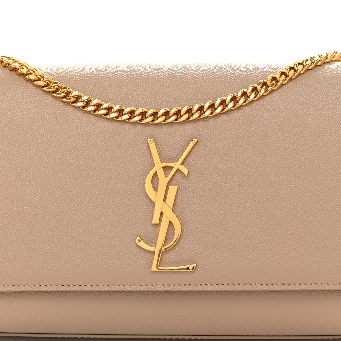 Grain De Poudre Medium Monogram Kate Satchel Nude Powder