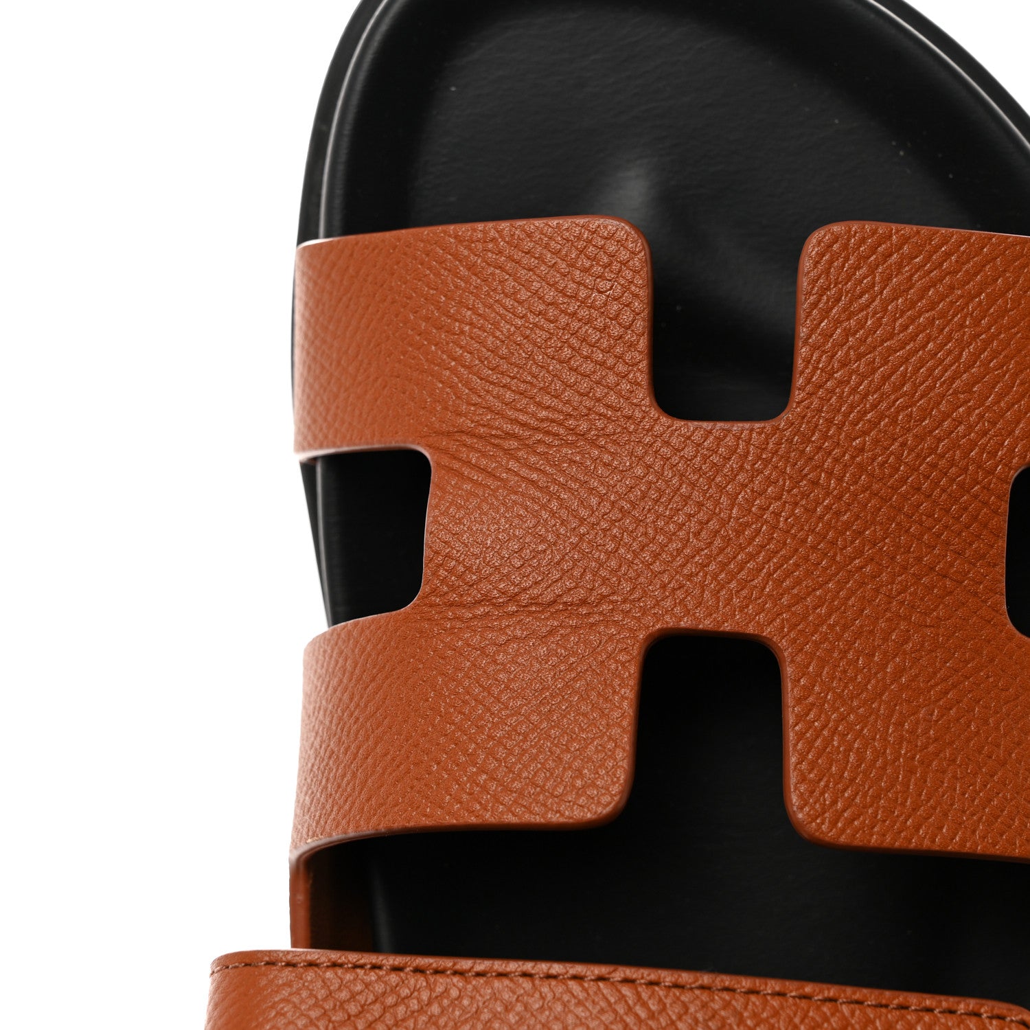 Hermes Epsom Womens Chypre Sandals 38 Natural 10 of 11