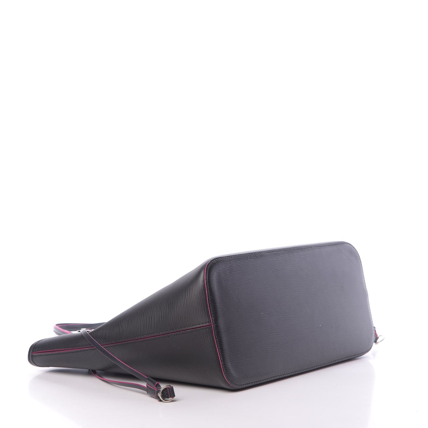 Epi Neverfull MM Black Hot Pink