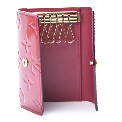 Louis Vuitton Vernis Multicles 6 Key Holder Rose Indien 5 of 10