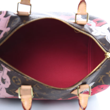 Louis Vuitton Monogram Bay Speedy 30 Rose Ballerine Poppy 5 of 13