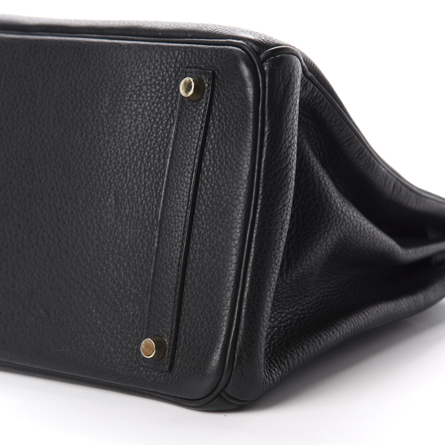 Hermes Taurillon Clemence Birkin 35 Black 7 of 14