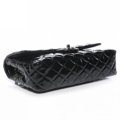 Chanel Patent Medium Double Flap Black 4 of 9