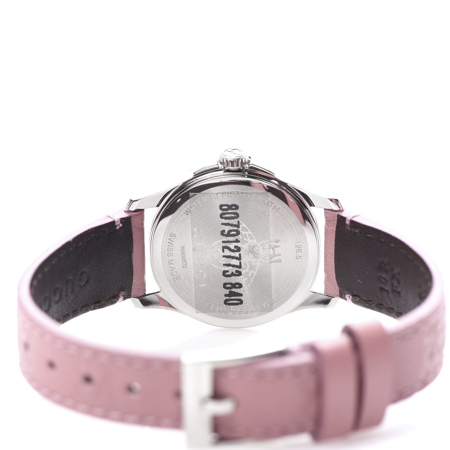 Stainless Steel Calfskin 27mm G-Timeless Quartz Watch Pink