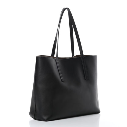 Fendi Vitello Vienna Enamel F is Fendi Shopping Tote Black Taupe 4 of 16