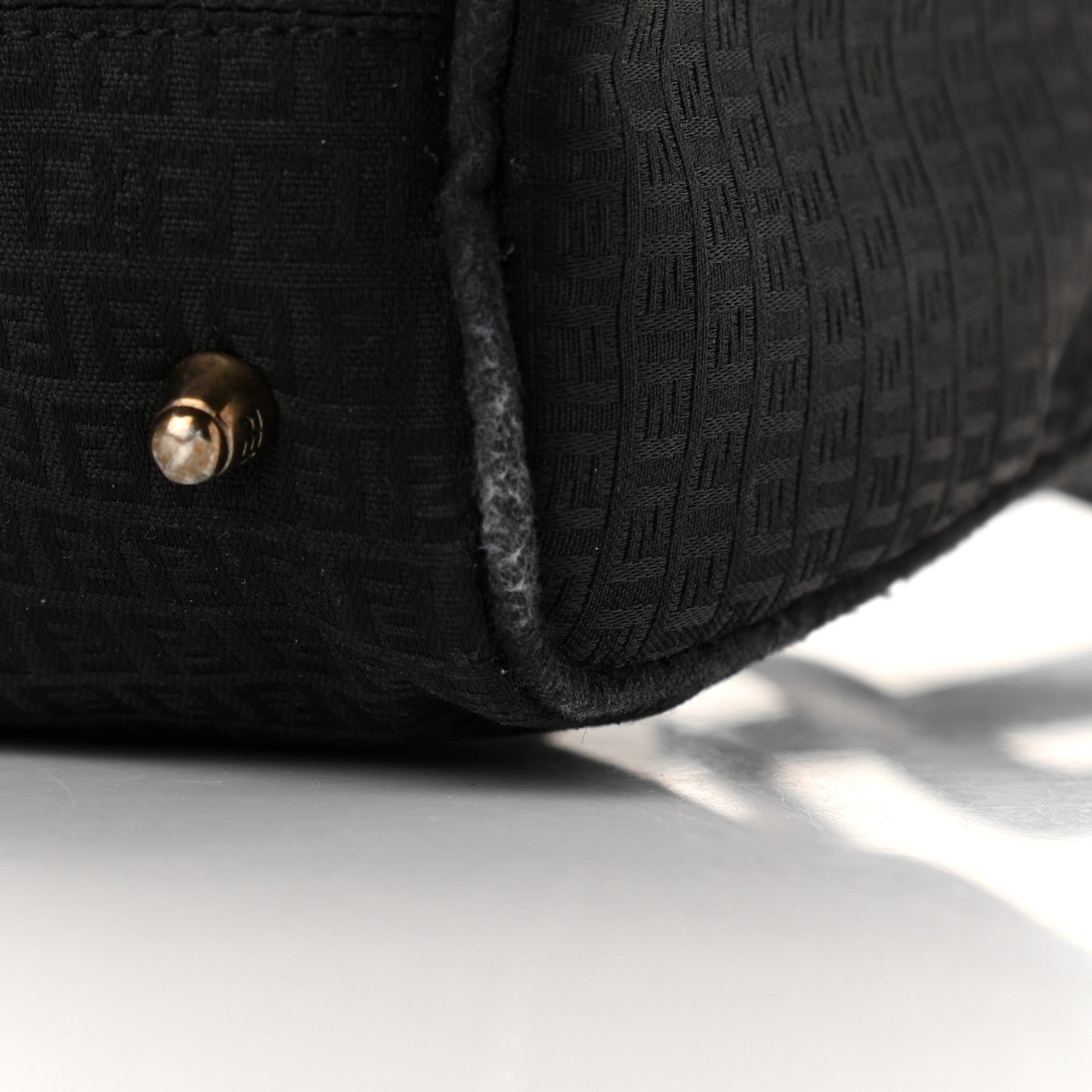 Fendi Zucchino Tote Black 9 of 19