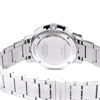 Tiffany Stainless Steel Diamond Bezel 31mm Atlas 2-Hand Quartz Watch Pink 4 of 7
