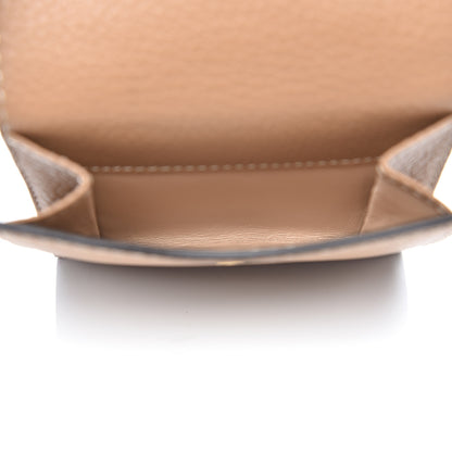 Chloe Grained Calfskin Marcie Square Wallet Nut 5 of 6