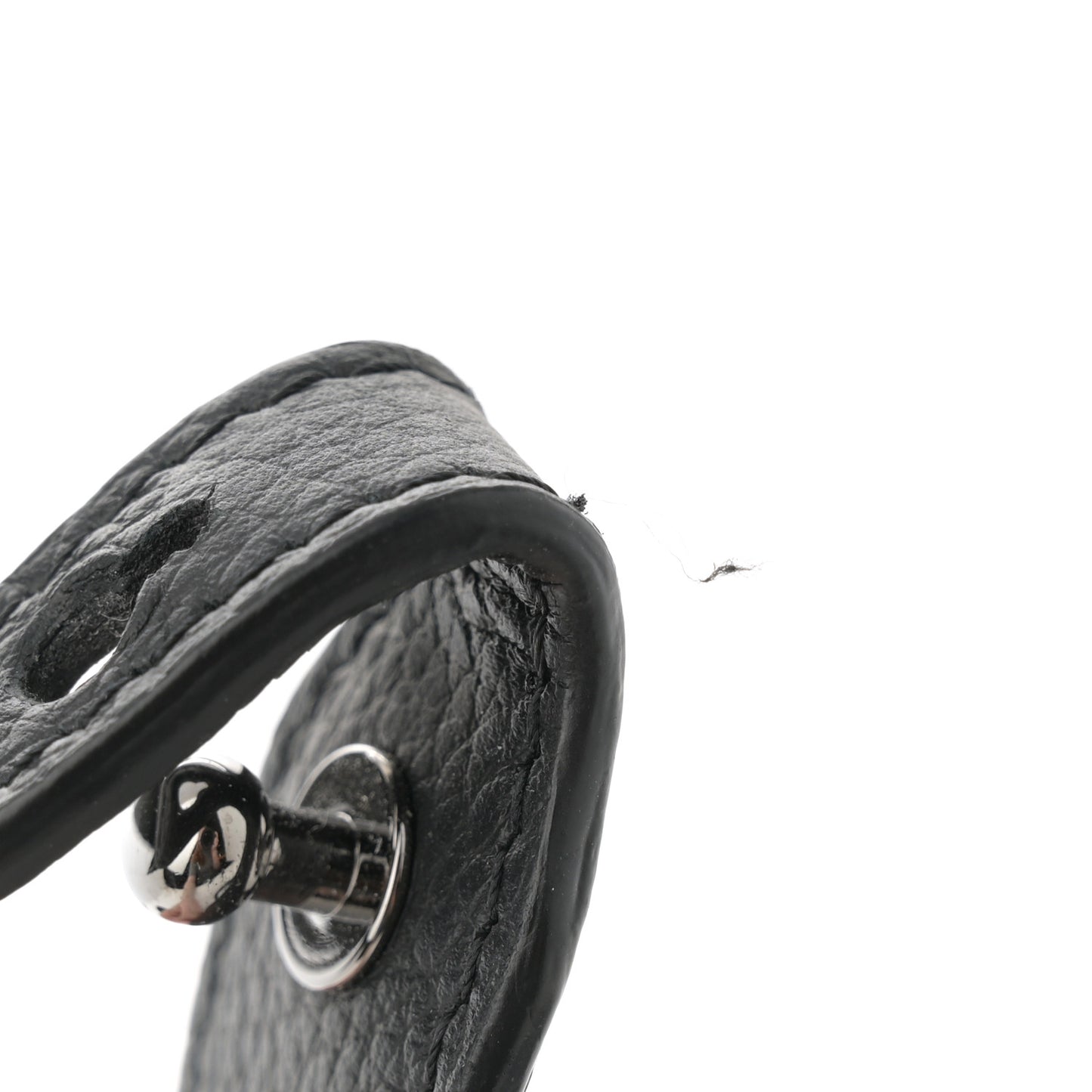 Oblique Jacquard Grained Calfskin Mini Saddle Messenger Bag With Flap Black