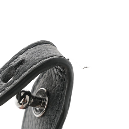 Christian Dior Oblique Jacquard Grained Calfskin Mini Saddle Messenger Bag With Flap Black 12 of 14