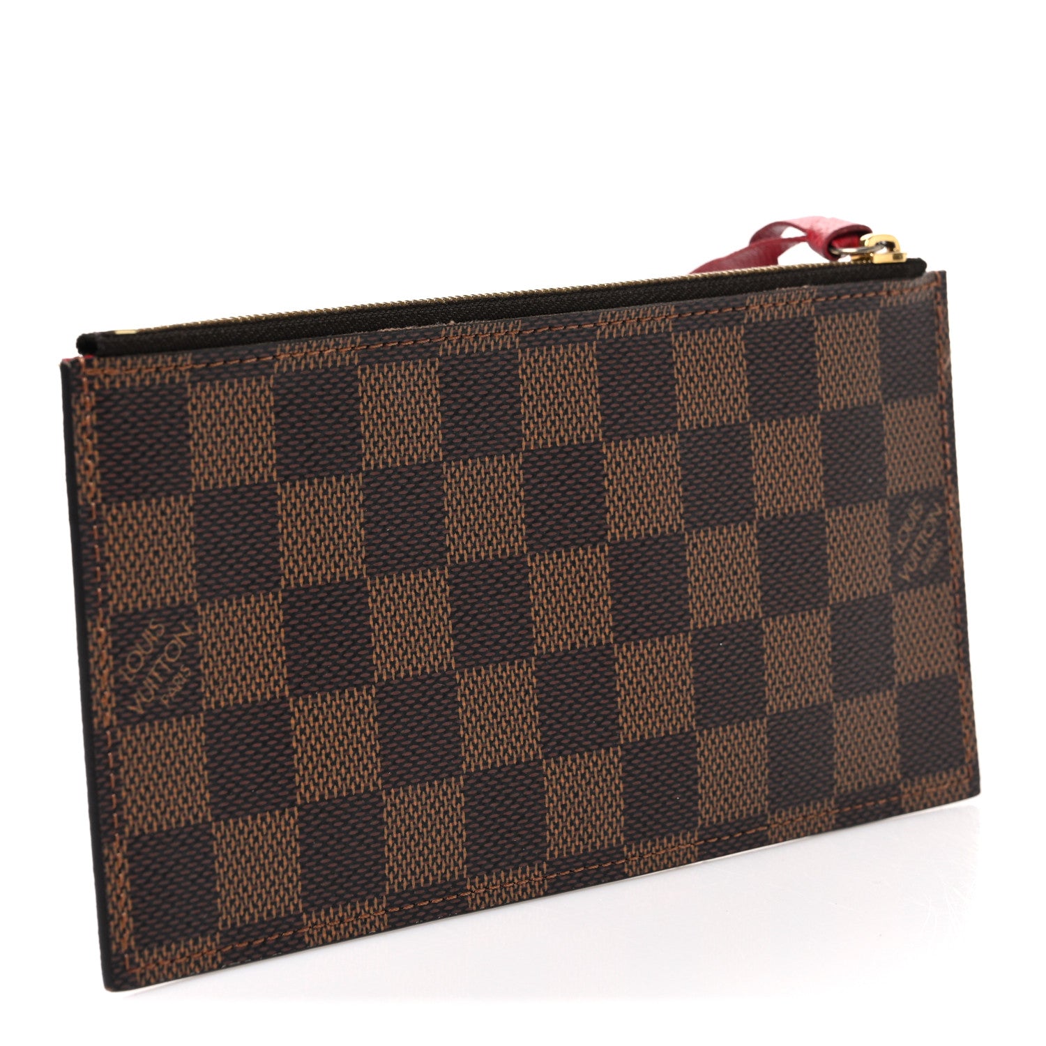 Louis Vuitton Damier Ebene Felicie Chain Wallet Zippered Insert 3 of 6