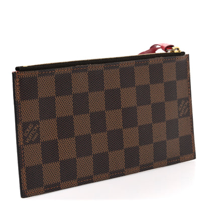 Louis Vuitton Damier Ebene Felicie Chain Wallet Zippered Insert 3 of 6