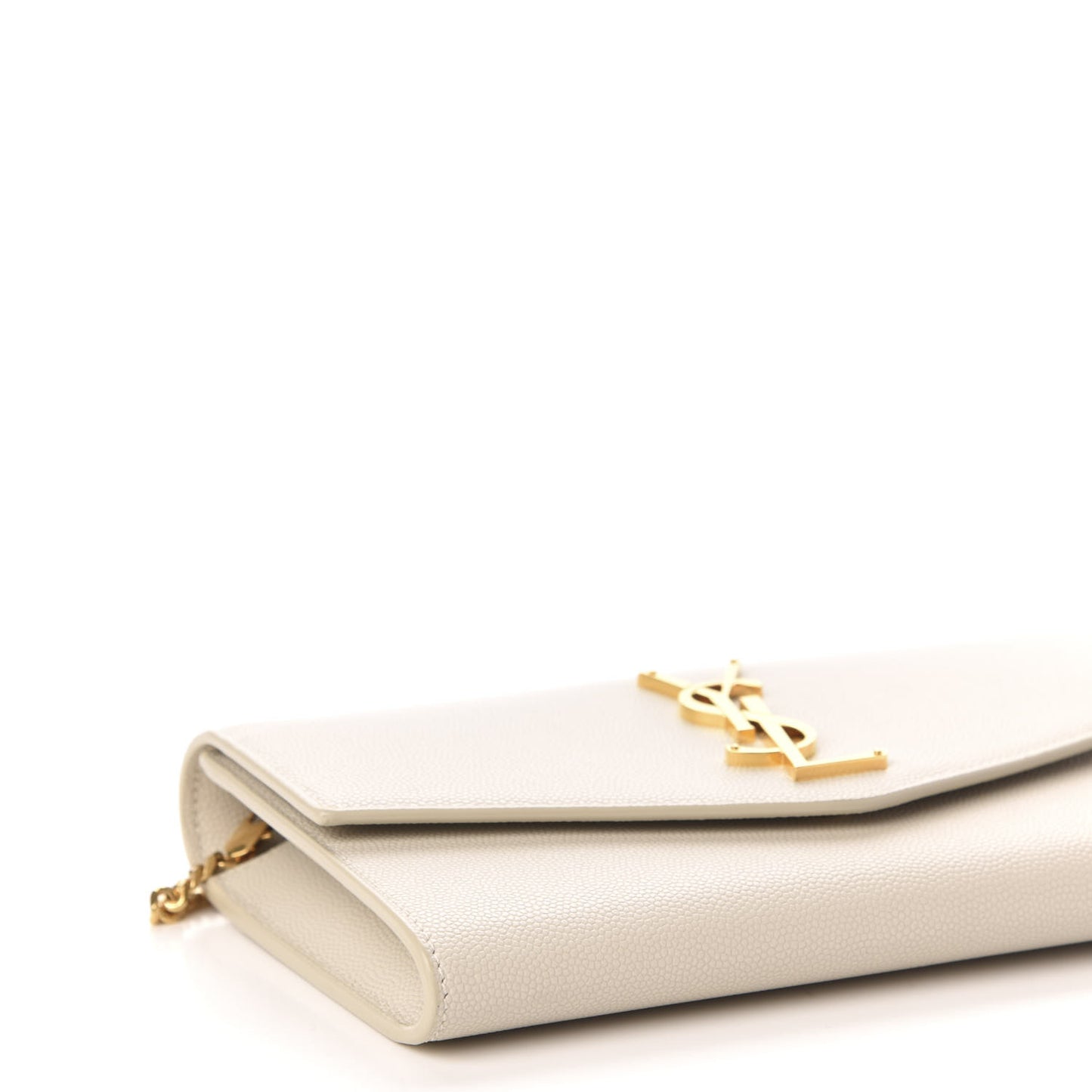 Grain De Poudre Monogram Uptown Chain Wallet Dark Latte