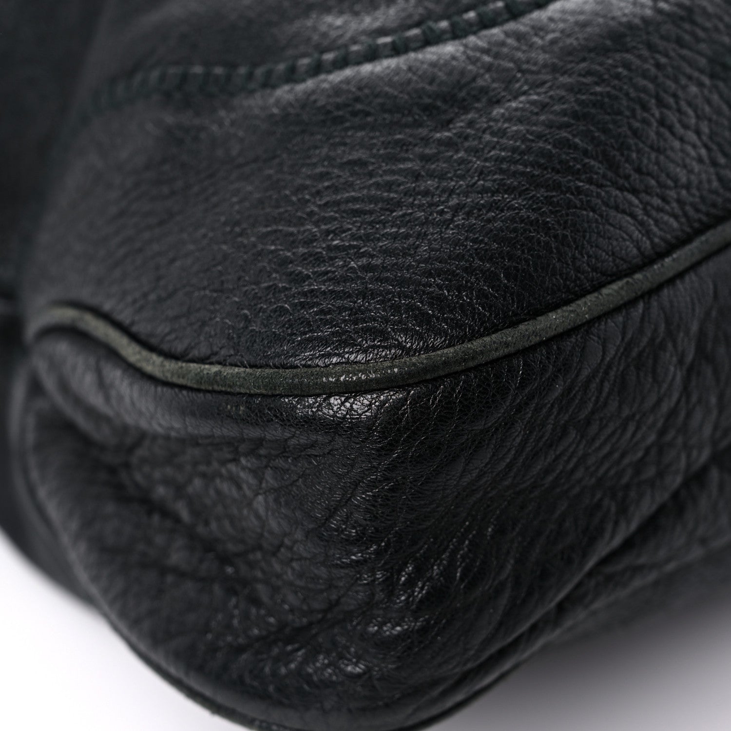 Gucci Calfskin Large New Jackie Shoulder Bag Black 10 of 16