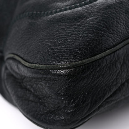 Gucci Calfskin Large New Jackie Shoulder Bag Black 10 of 16