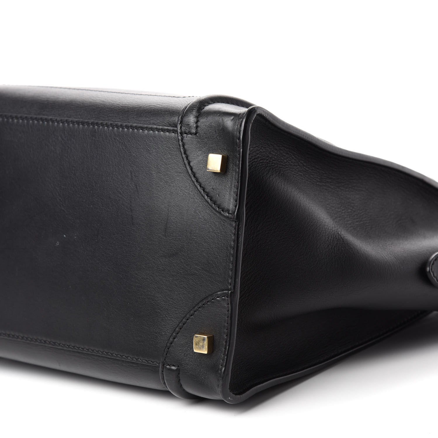 Celine Smooth Calfskin Mini Luggage Black 7 of 10
