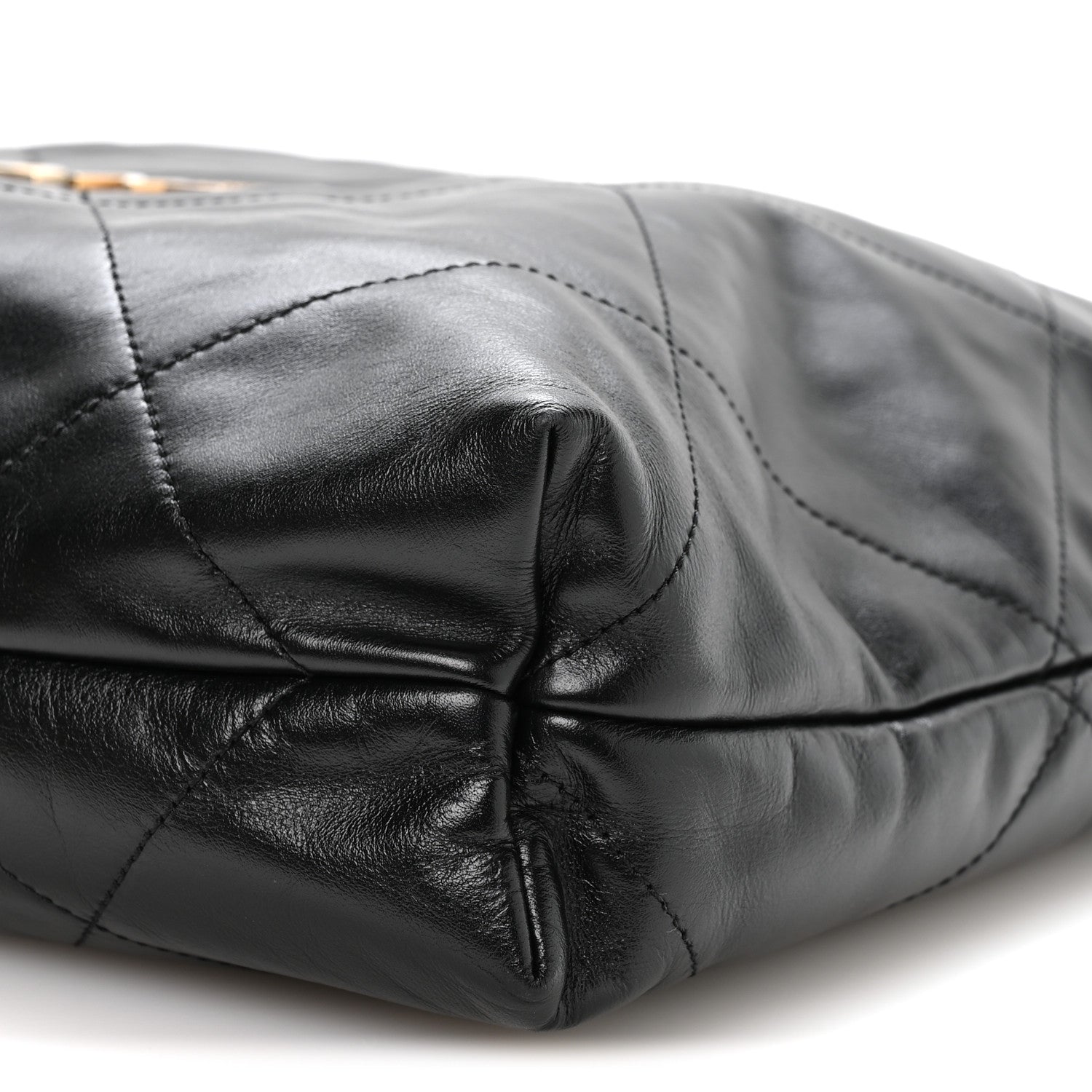 Chanel Shiny Calfskin Quilted Chanel 22 Black 10 of 10