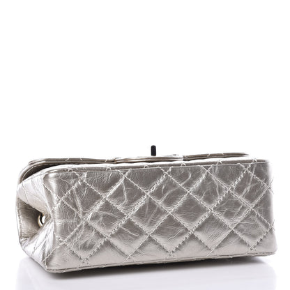 Chanel Aged Calfskin Quilted 2.55 Reissue Mini Flap Silver 3 of 10