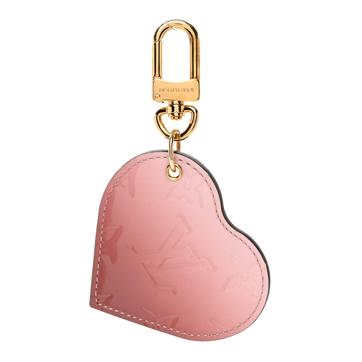 Louis Vuitton Vernis Degrade Heart Bag Charm Pink 1 of 3