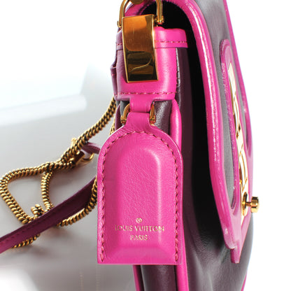 Louis Vuitton Cuir Art Deco Trapeze Prune Cyclamen 5 of 8