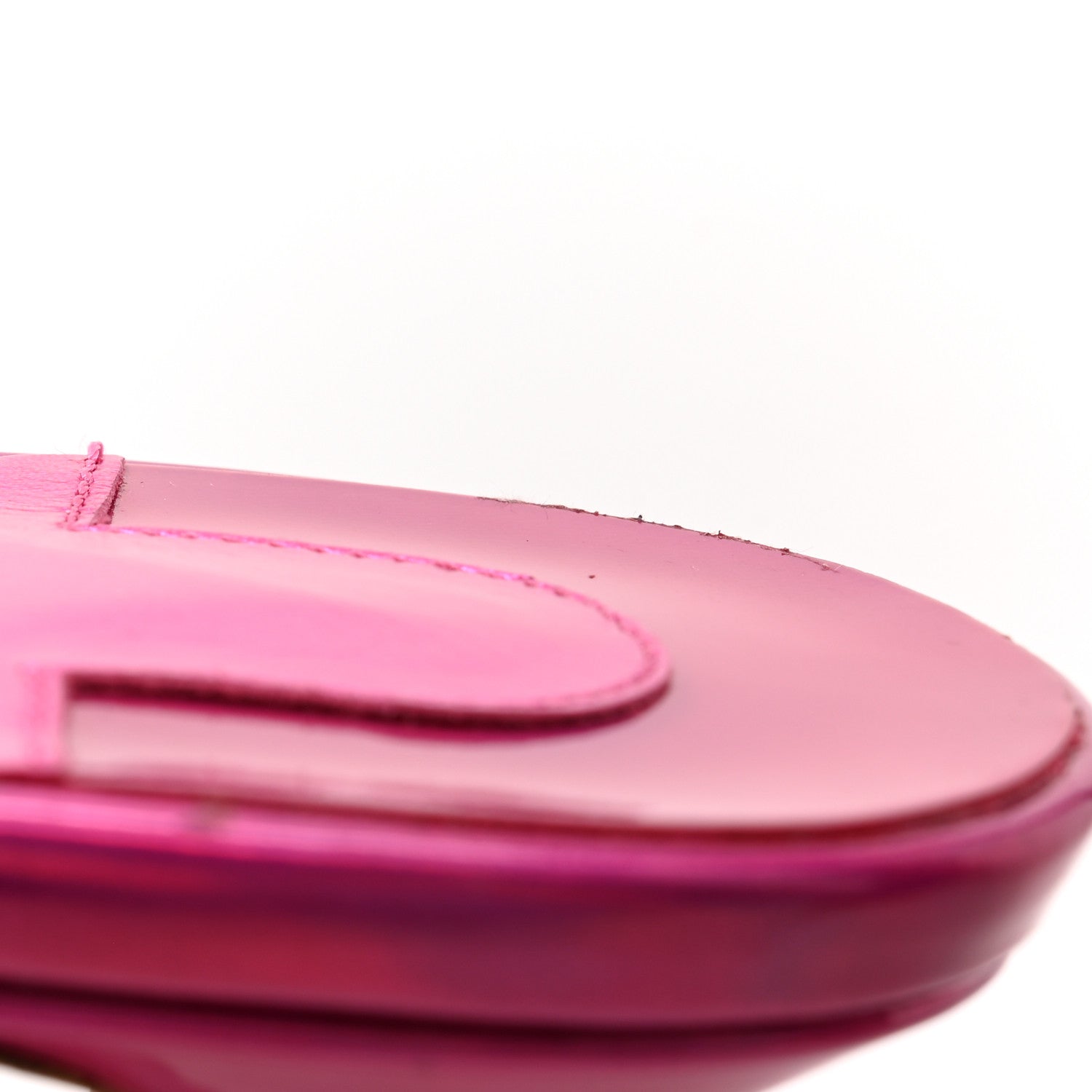 Christian Louboutin Patent Psychic Me Dolly 100 Sandals 37 Fuxia 8 of 10