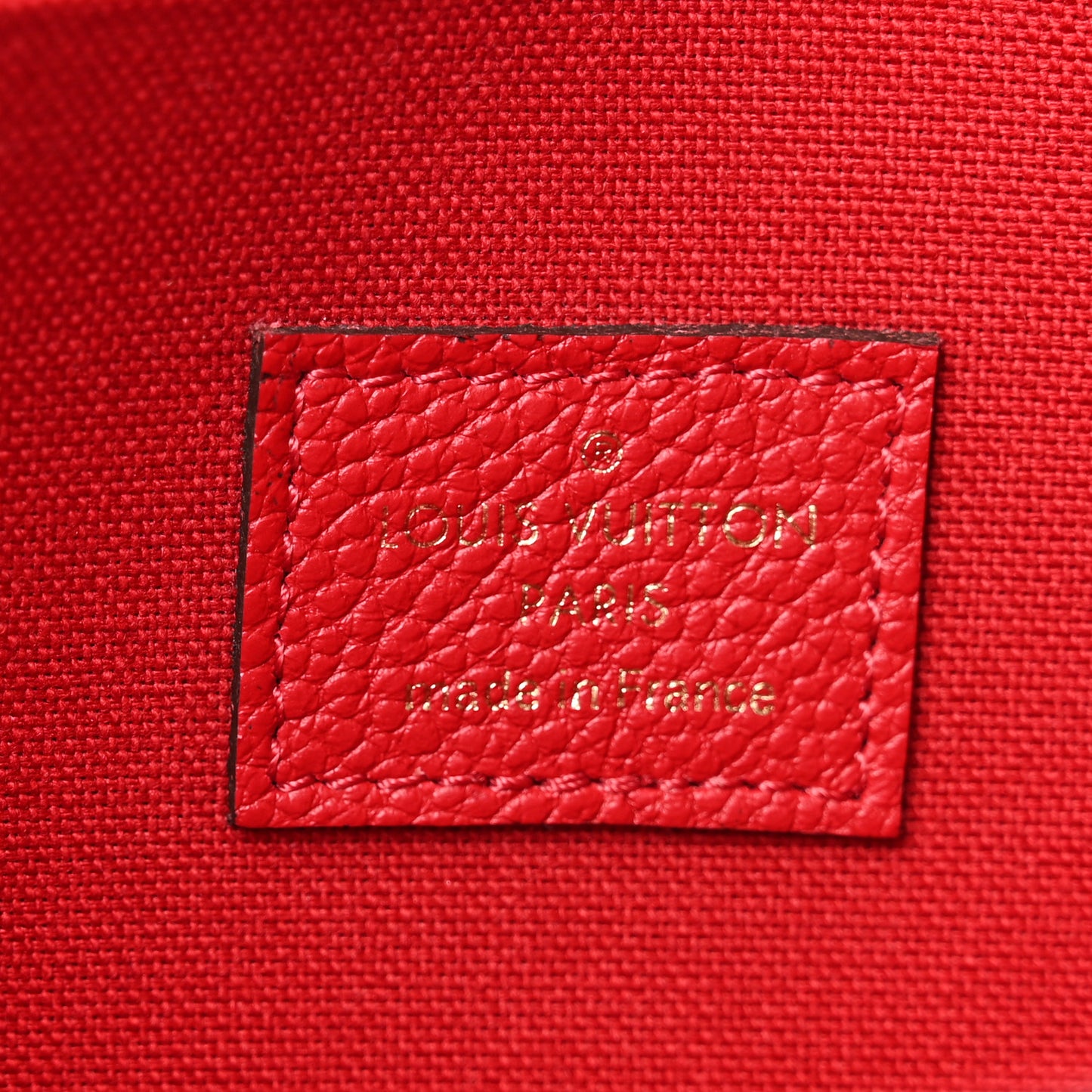 Empreinte Pochette Felicie Chain Wallet Scarlet