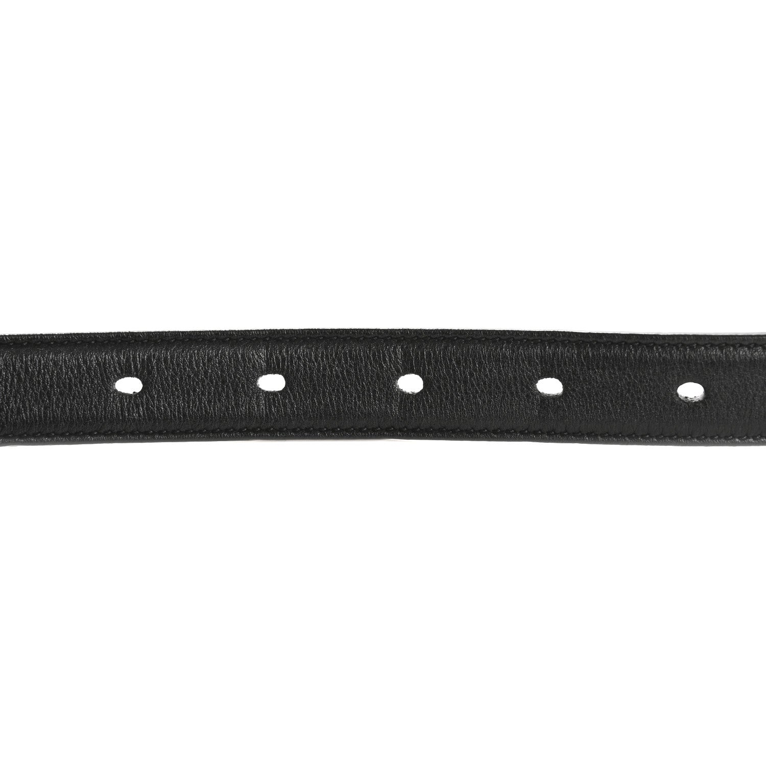 Saint Laurent Smooth Calfskin Monogram Square Buckle Belt 85 34 Black 6 of 9