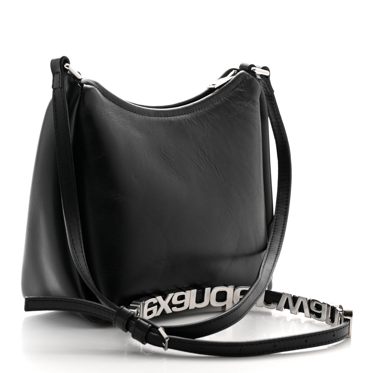 Smooth Calfskin Marquess Crossbody Bag Black
