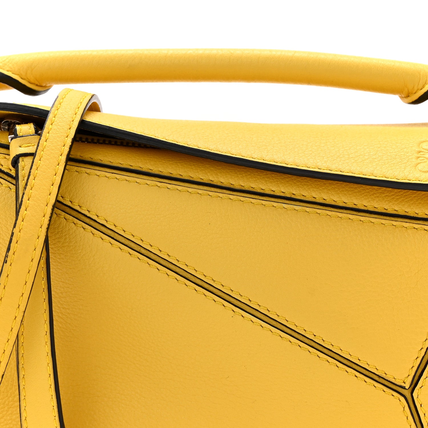Loewe Calfskin Mini Puzzle Bag Yellow 1777515 – FASHIONPHILE