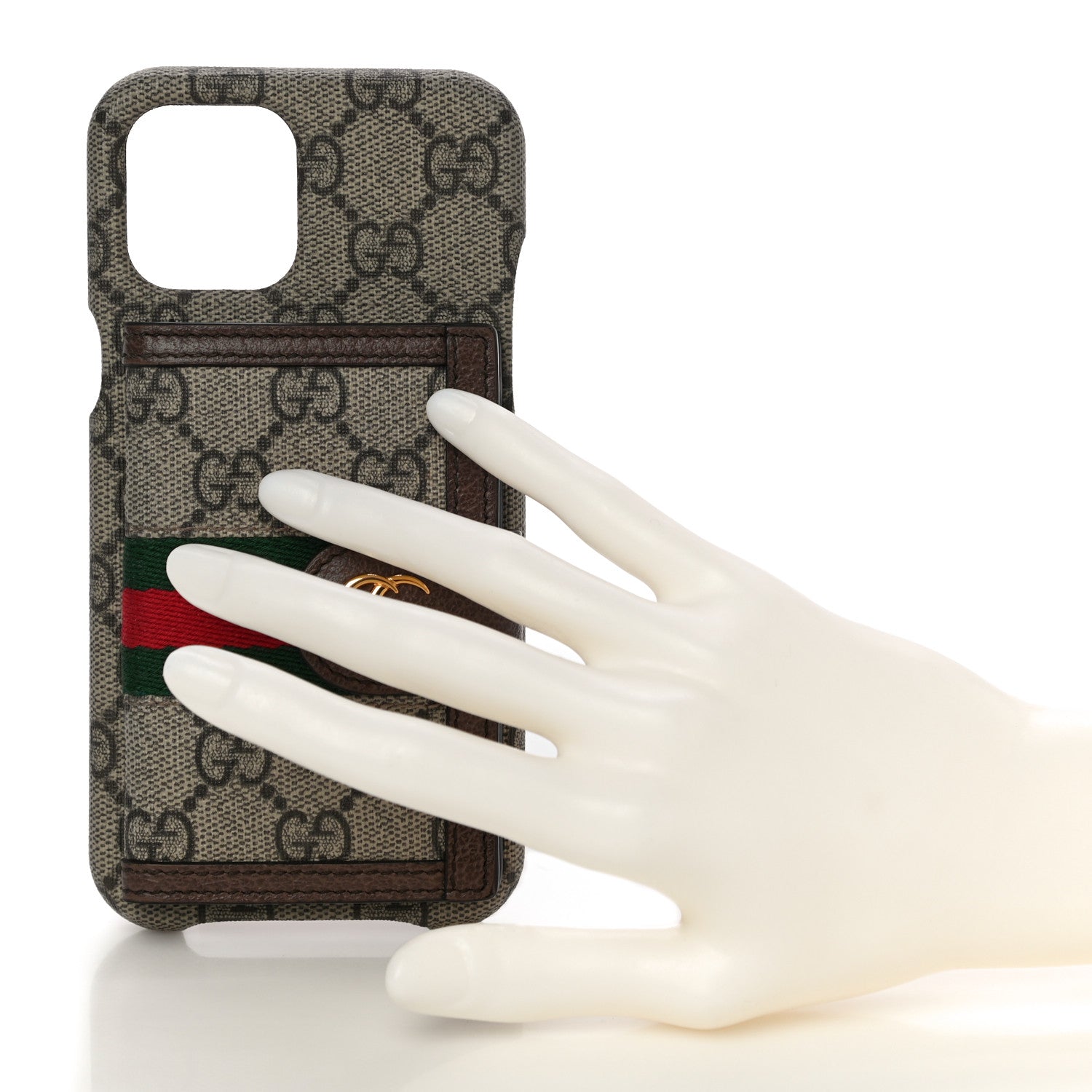 Gucci GG Supreme Monogram Web Ophidia iPhone 12 Pro Max Case 2 of 10