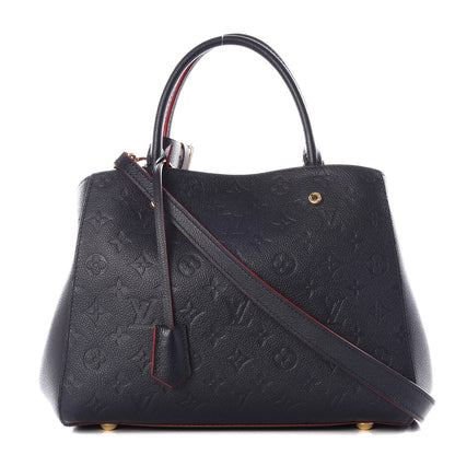 Louis Vuitton Empreinte Montaigne MM Marine Rouge 1 of 13