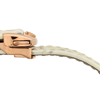 Omega 18K Red Gold Alligator Diamond Bezel 34mm Seamaster Aqua Terra Co-Axial Chronometer Automatic Watch White 231.58.34.20.55.002 6 of 6