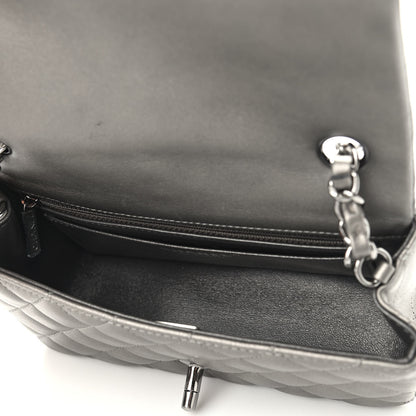 Chanel Metallic Calfskin Quilted Mini Rectangular Flap Ruthenium 5 of 10