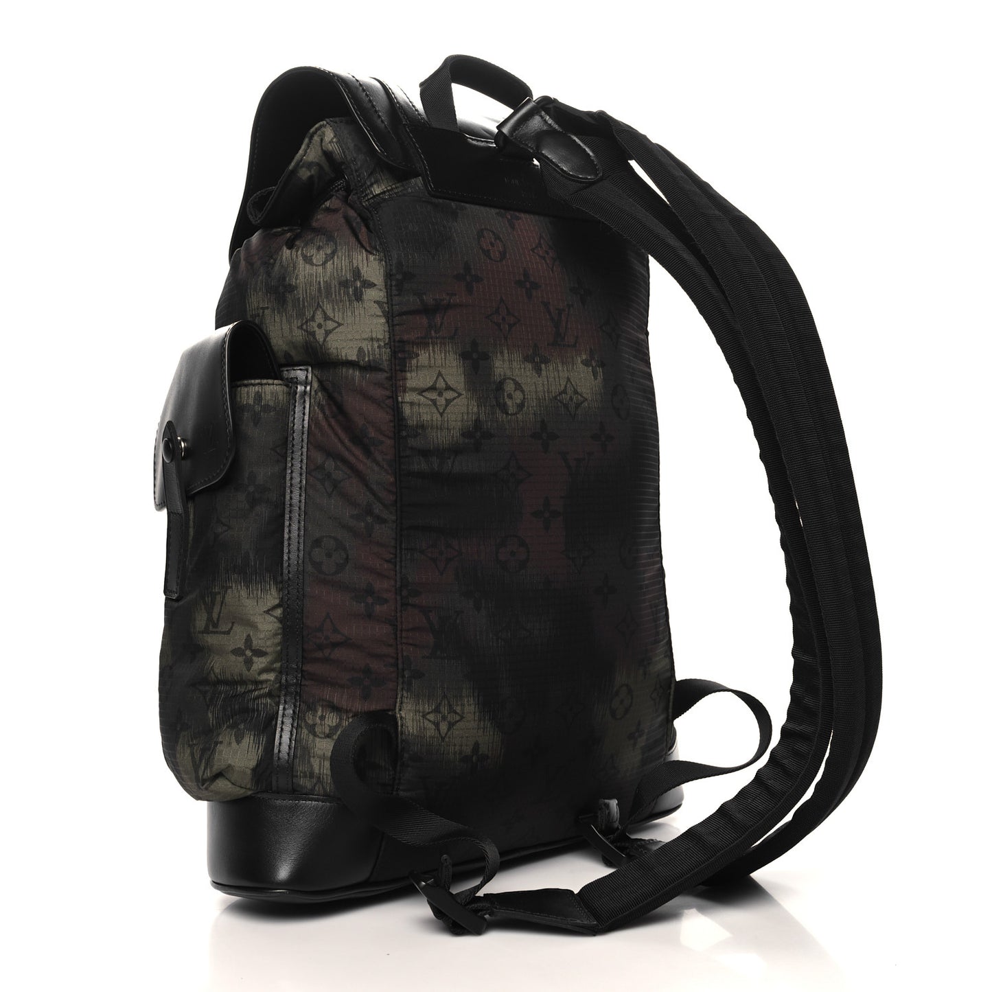Nylon Monogram Camouflage Christopher PM Backpack