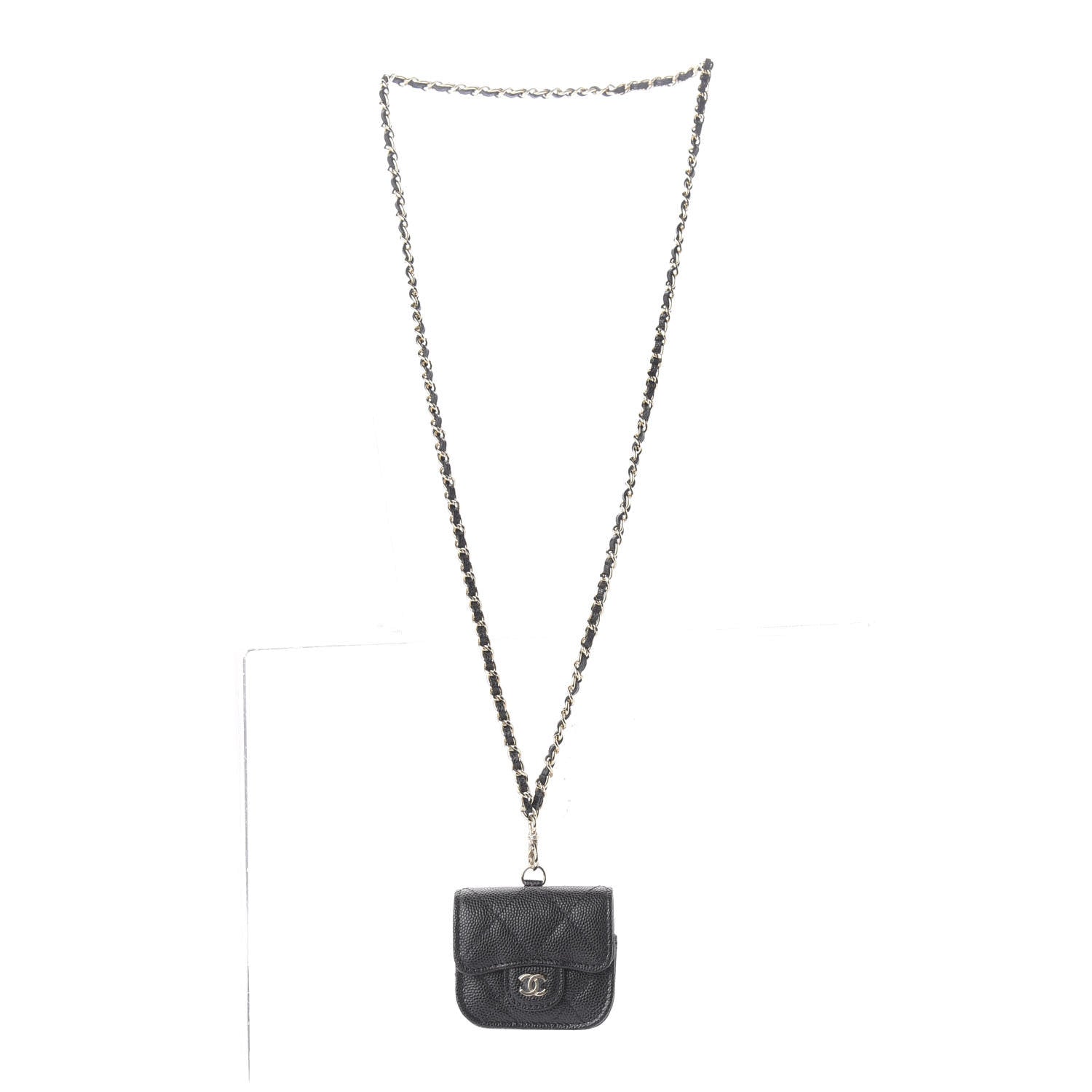Chanel Caviar Quilted Airpods Pro Case Black 3 of 9
