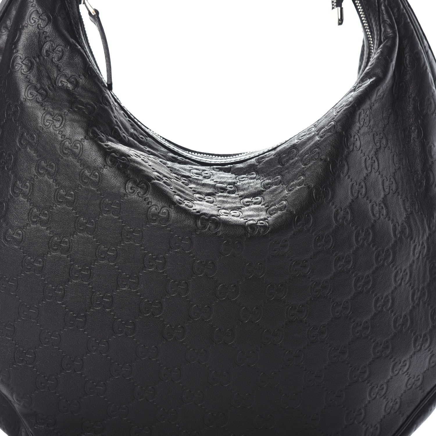 Gucci Guccissima Large GG Twins Hobo Black 7 of 9