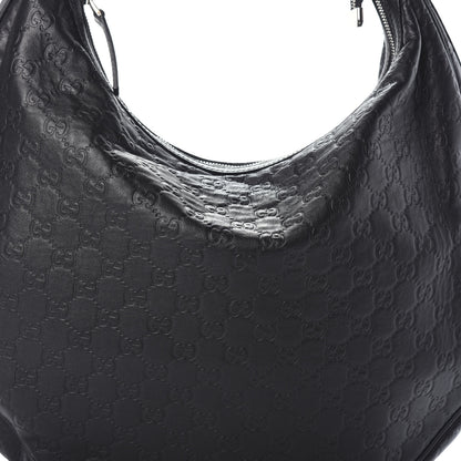 Gucci Guccissima Large GG Twins Hobo Black 7 of 9