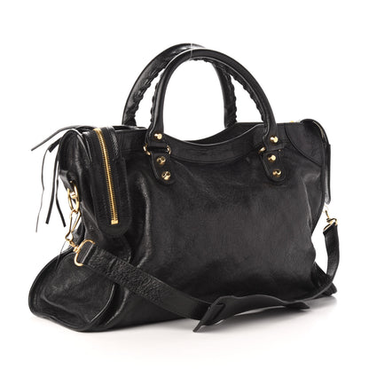 Balenciaga Agneau Classic Gold Hardware City Black 5 of 14